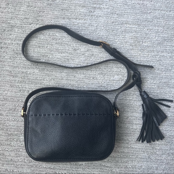 Tory Burch Thea Camera Crossbody Black Bag - Picture 8 of 12